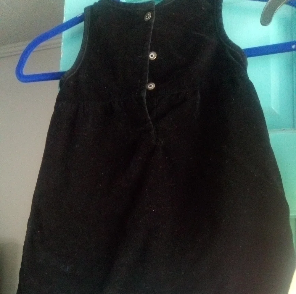 OLD Navy black toddler dress and baby crew yellow gingham dress. Both size 2T